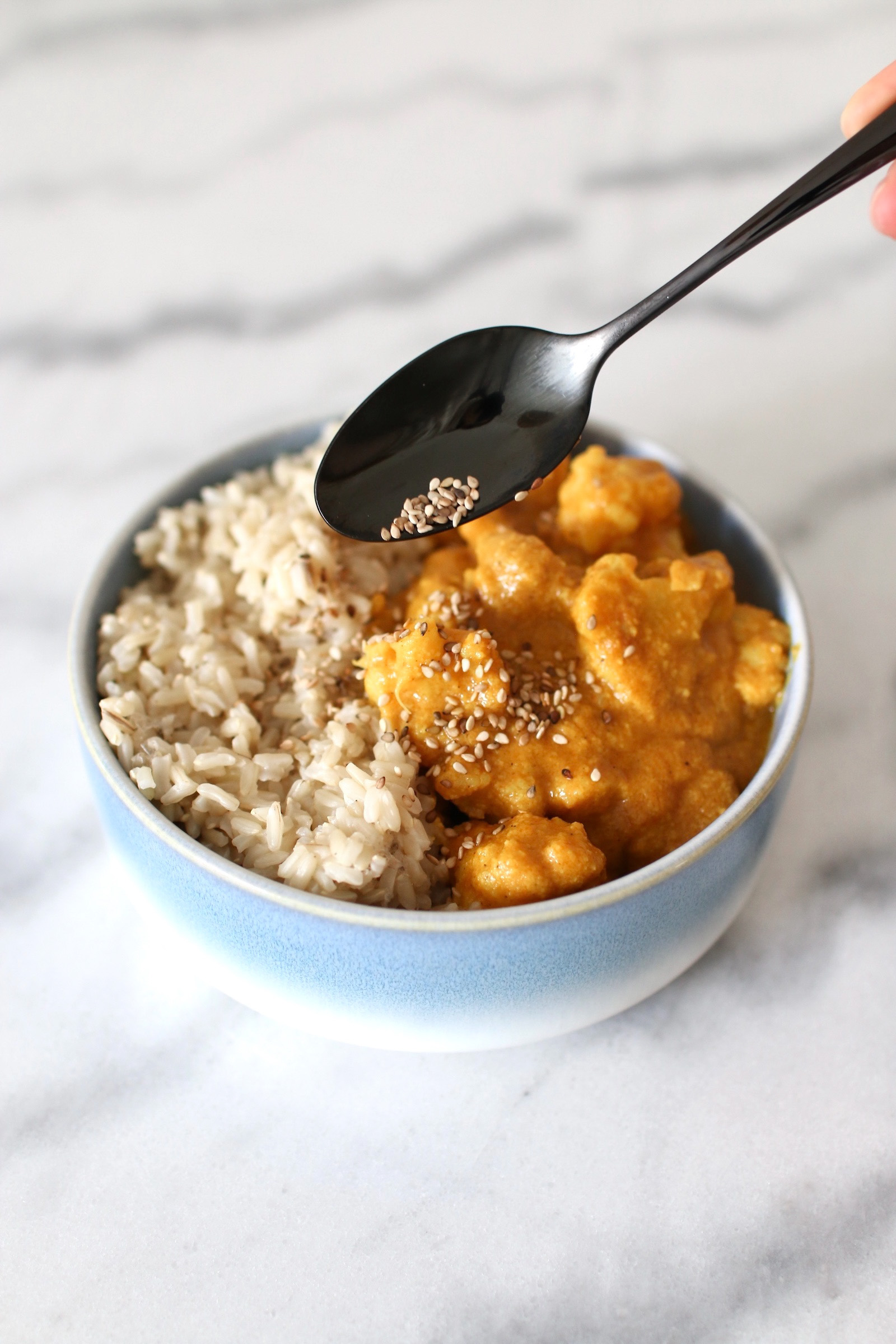 Cauliflower Korma Curry Vegan & GlutenFree Ana Céline Labod